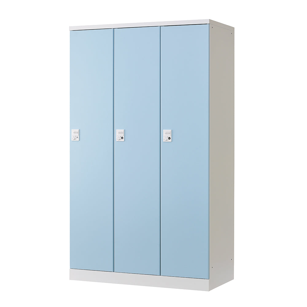 更衣用ロッカー 完成品 オール扉タイプ 本体ホワイト【オフィス家具市場】【HRK-LTT-WH】