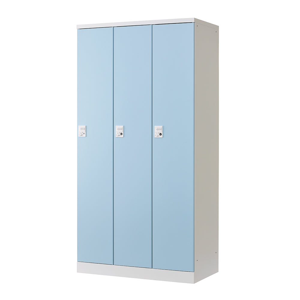 更衣用ロッカー 完成品 オール扉タイプ 本体ホワイト【オフィス家具市場】【HRK-LTT-WH】