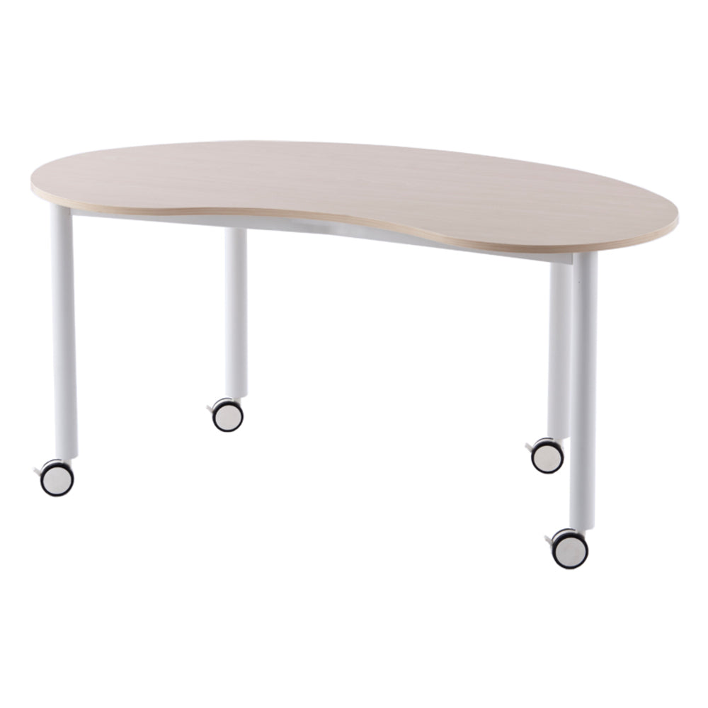 ナチュラル  豆型 会議テーブル