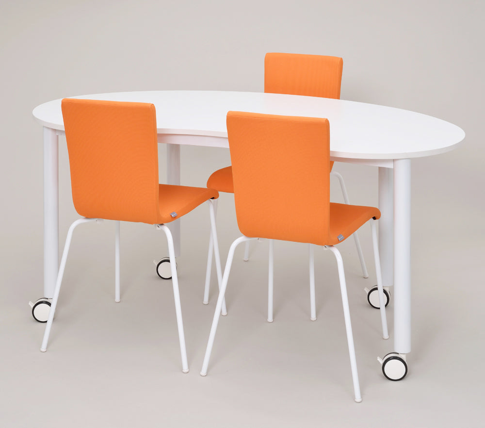 会議用テーブル 組み立て簡単 足元ゆったり