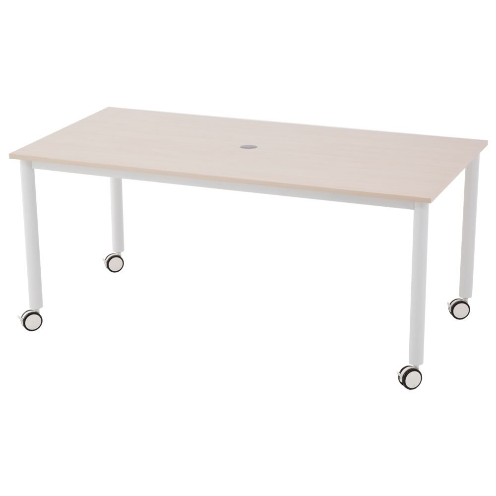 ナチュラル ミーティングテーブル 長方形