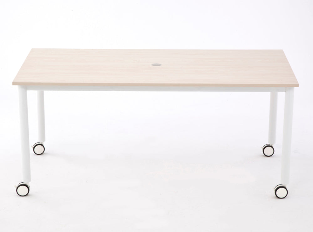 キャスターテーブル 足元ゆったり ストッパー