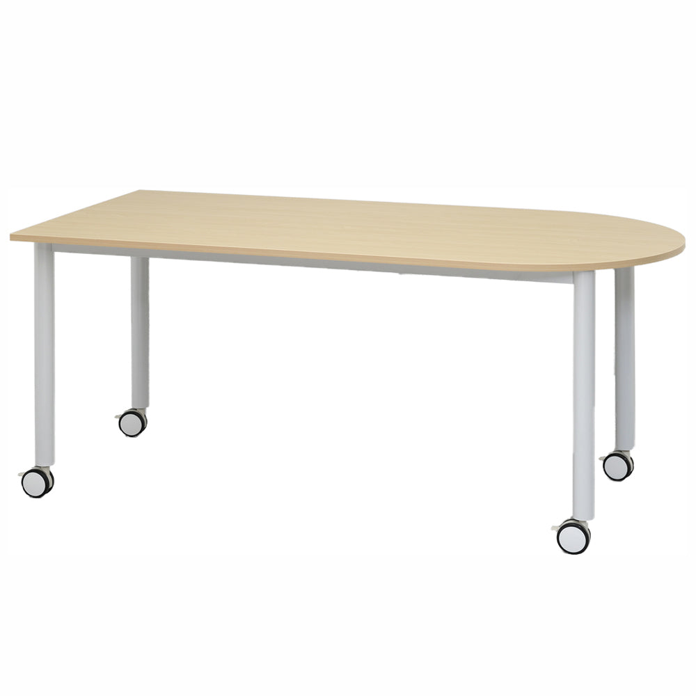 多様なレイアウト可能 U字形 キャスターテーブル