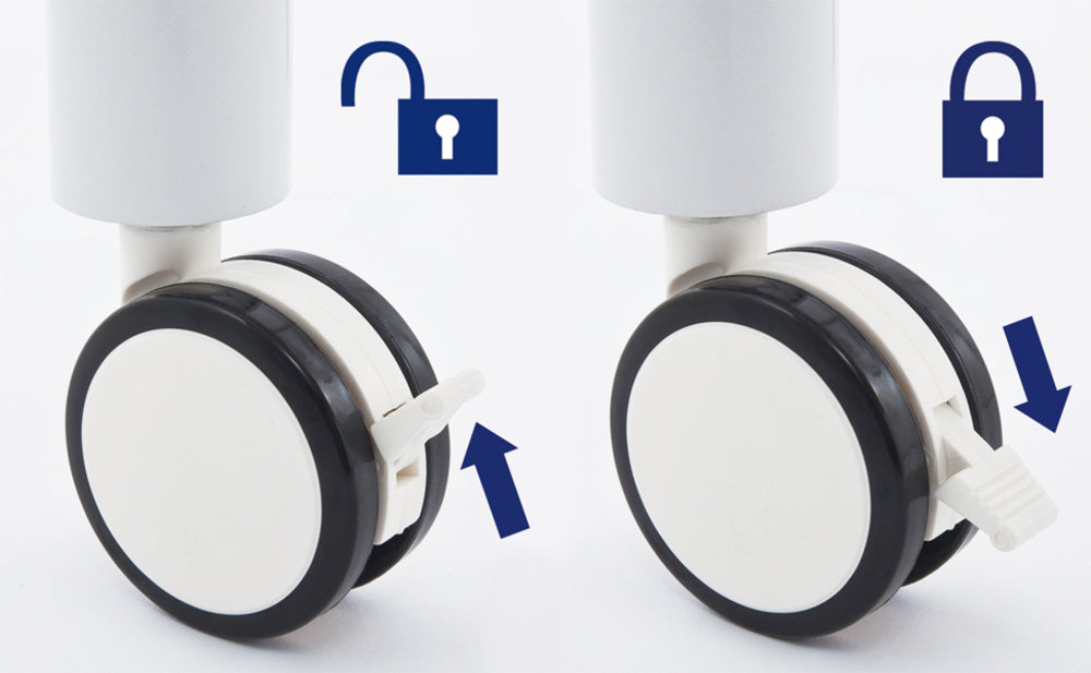 大型キャスター ストッパー ロック可能