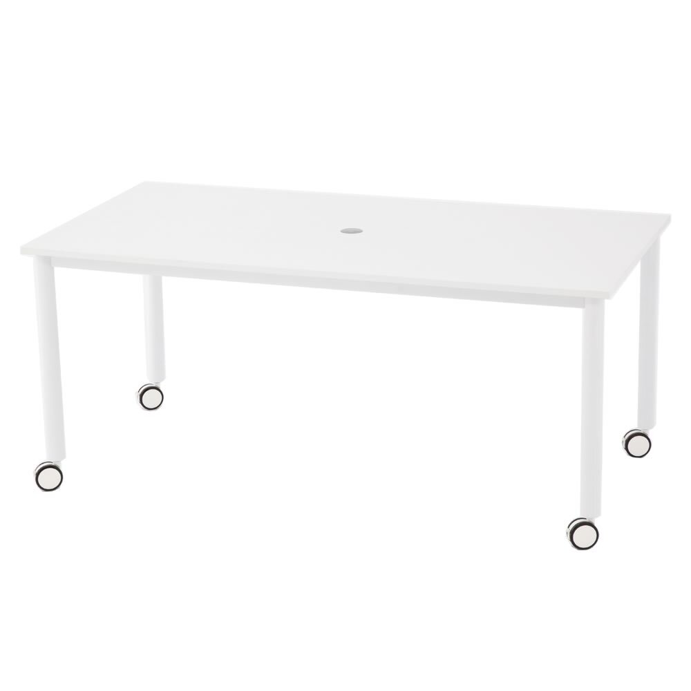 会議テーブル 長方形 ホワイト