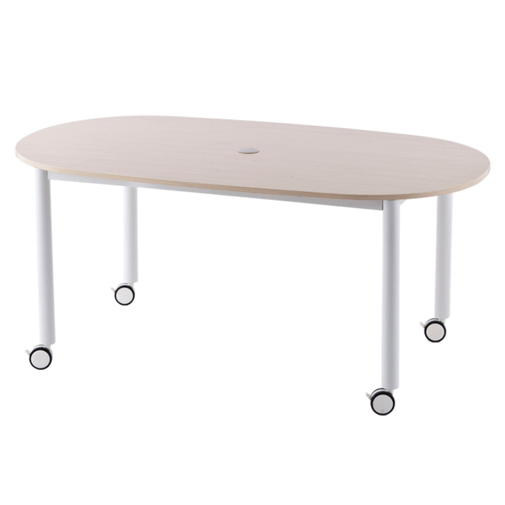 ナチュラル オーバル 会議テーブル