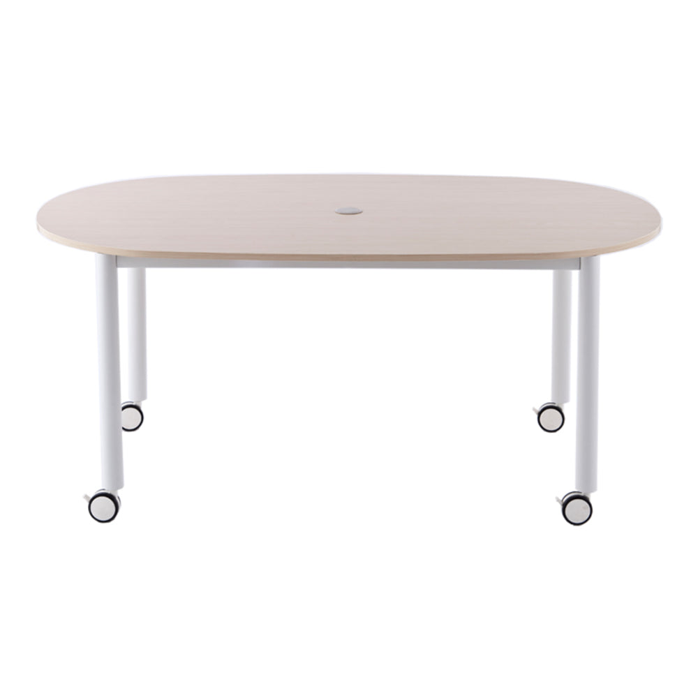 足元ゆったり ナチュラル天板 ワークテーブル