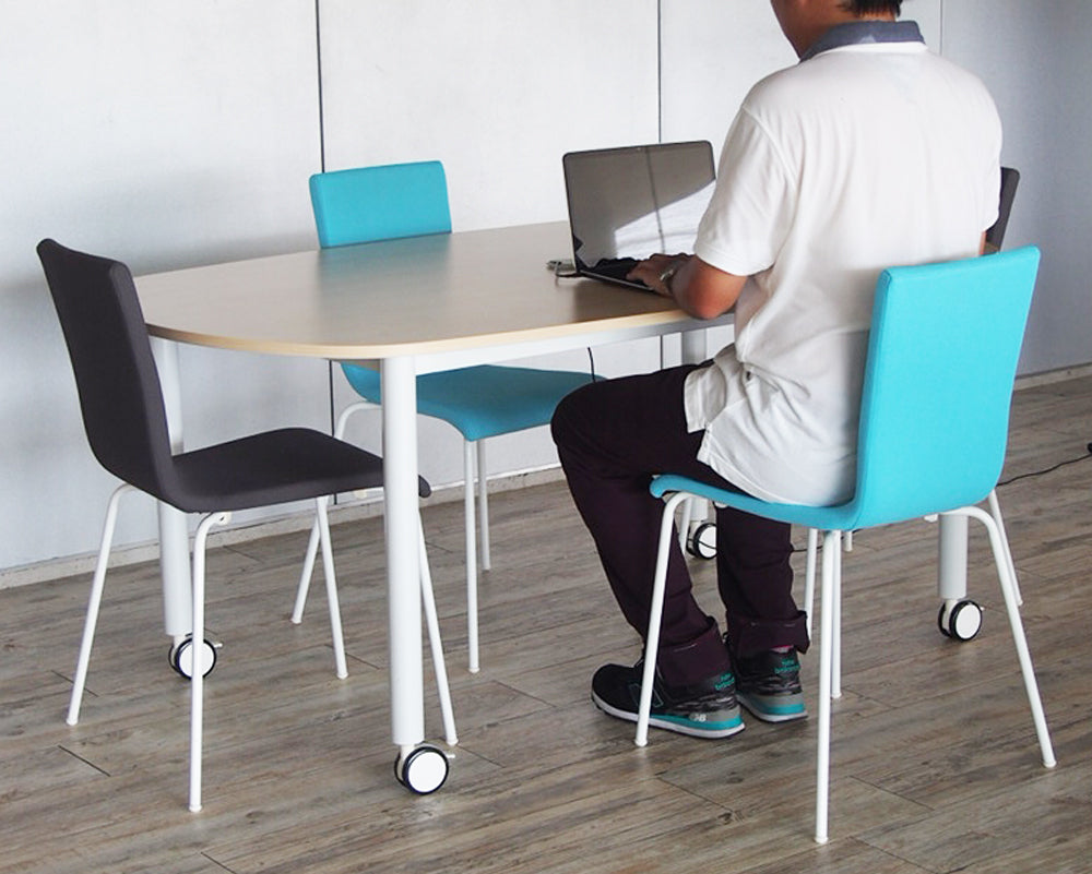 キャスターテーブル キャスター付 正方形と組み合わせ