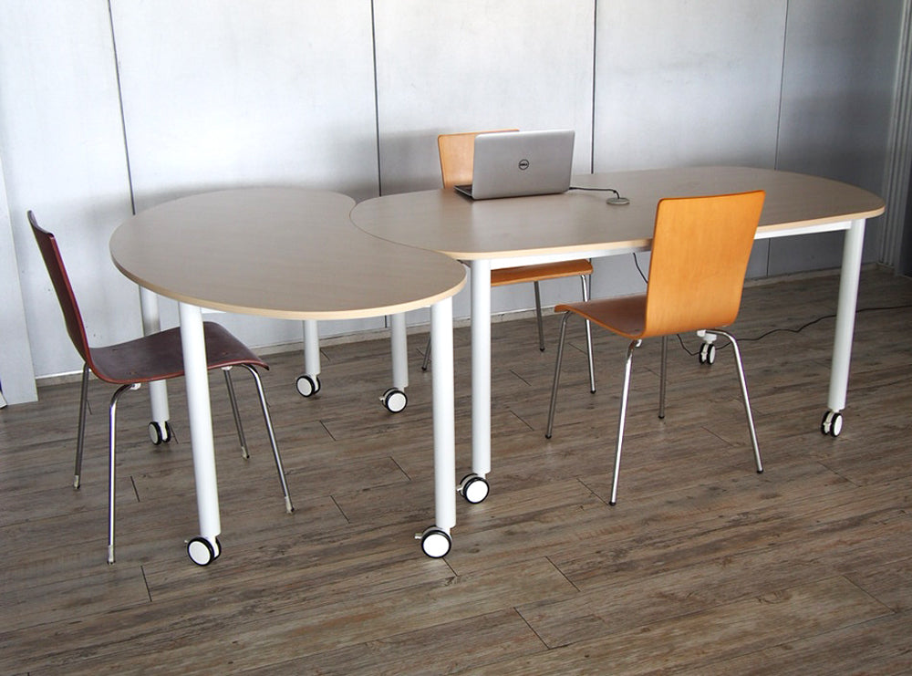 会議テーブル 木目 センターテーブル