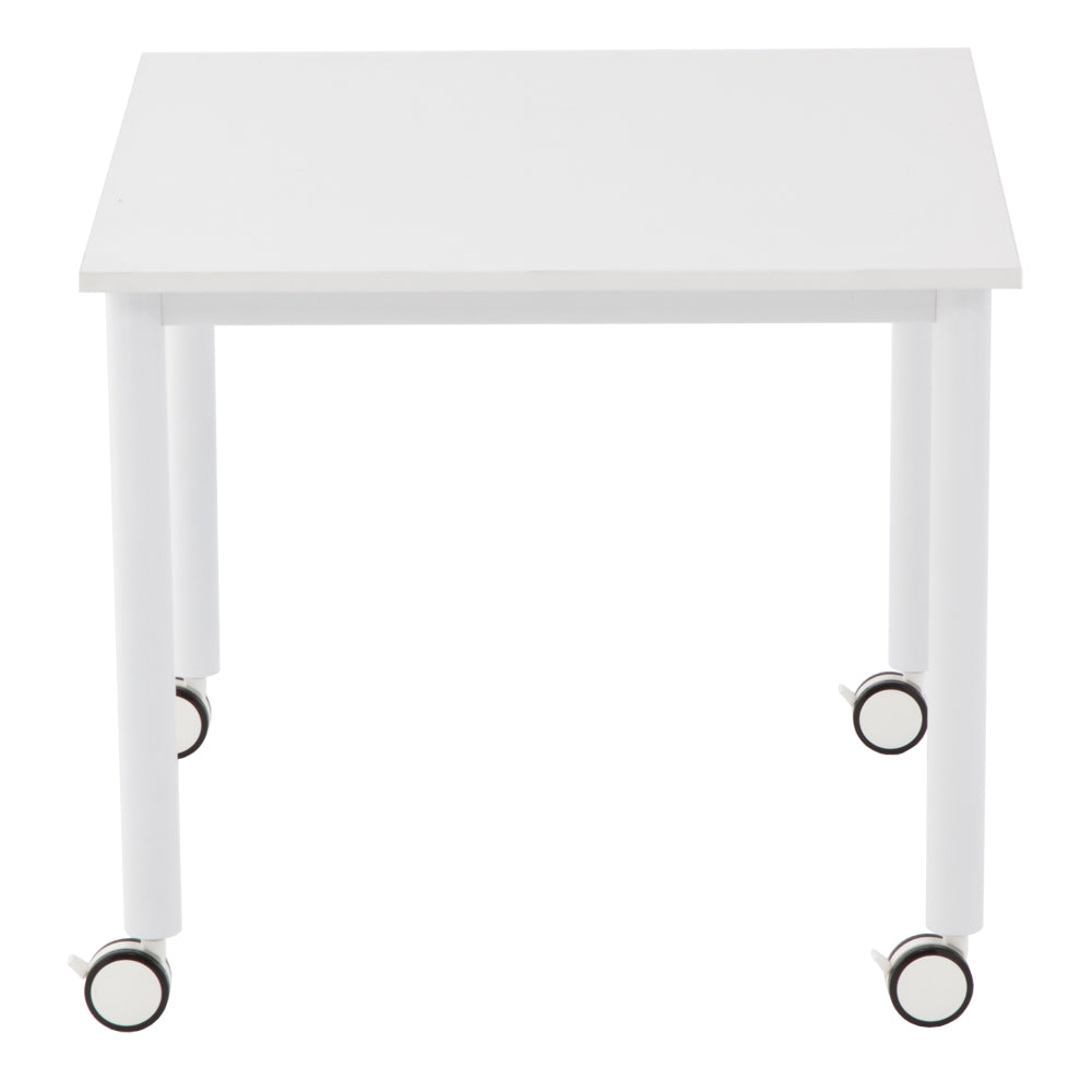 大型キャスター付き 正方形 会議用テーブル