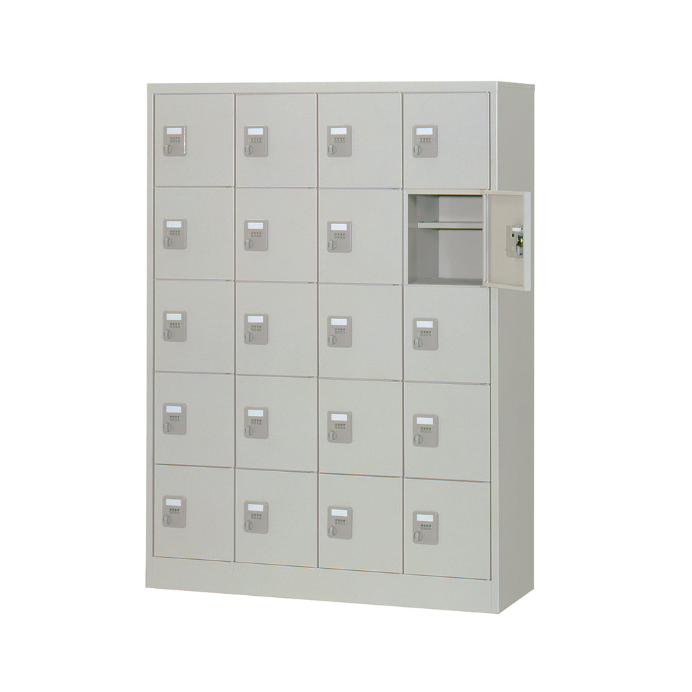 清潔感のあるロッカー 頑丈なシューズロッカー コンパクト収納