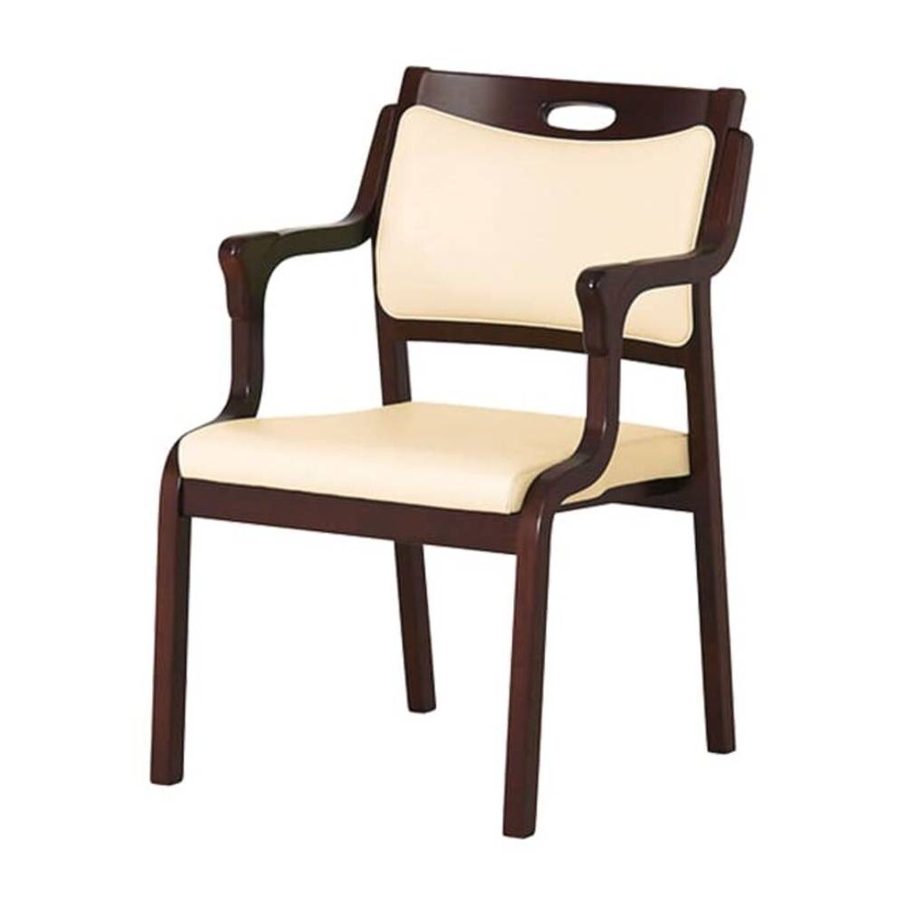 高齢者用椅子 PVCレザー 消毒対応椅子