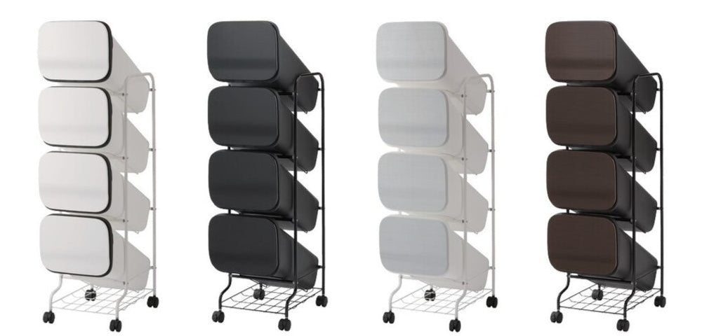 スリム ゴミ箱 分別 台所 キャスター