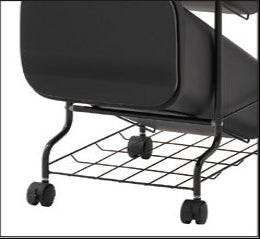 ポリ袋などの保管に便利な網棚付き