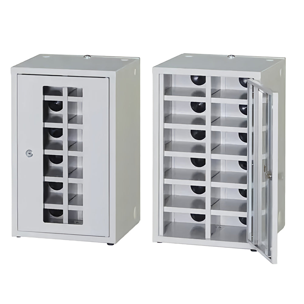 配線孔 盗難防止 ホワイト 保管庫