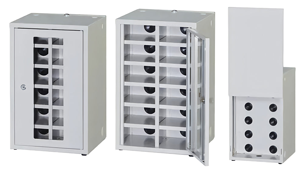 タブレット保管庫 グロメット 最大12台保管