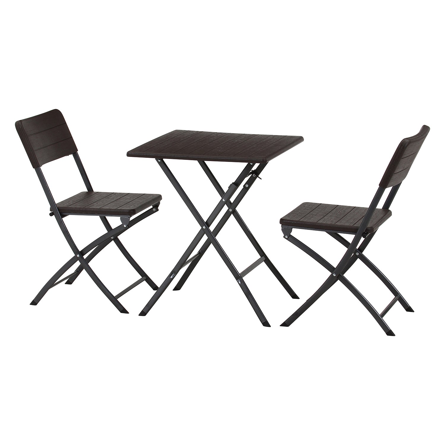 折りたたみ式で収納しやすいガーデン家具