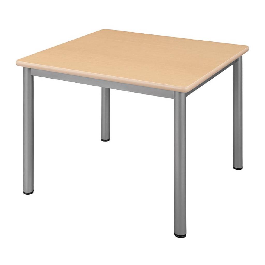 ミーティングテーブル 正方形 ナチュラル