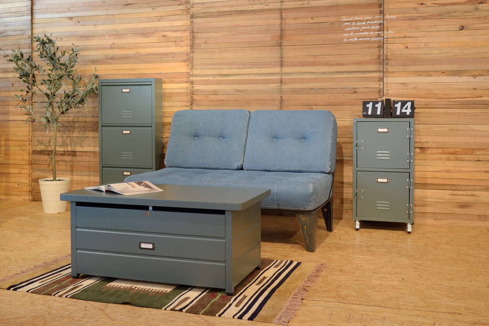 リビング収納 シューズラック グリーン