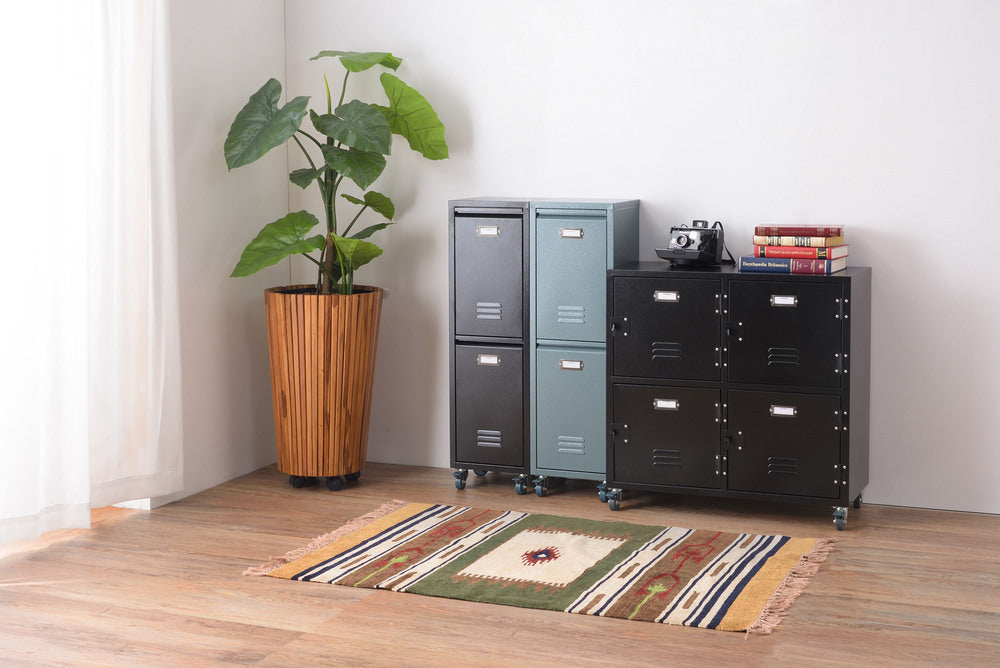 縦型ロッカー キャスター付き リビング収納