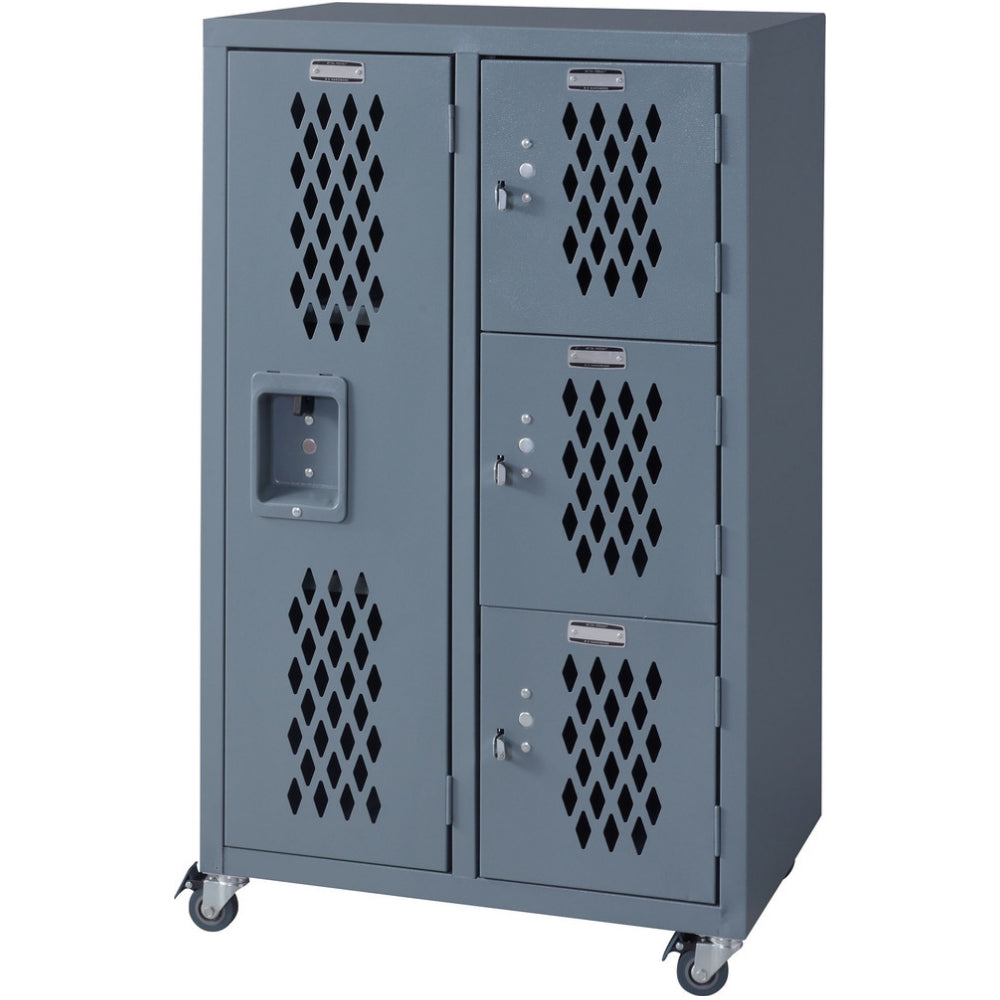 スチールロッカー Lサイズ グレー