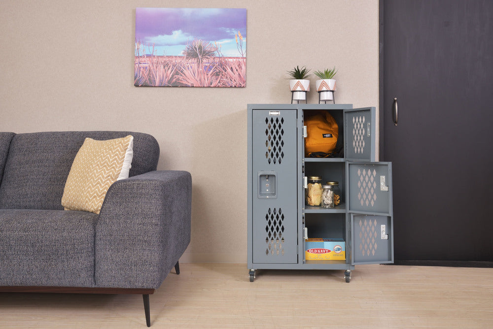 スチールロッカー キャスター付き ロックロッカー スチールチェスト 鍵なし【az-tofpn-40】