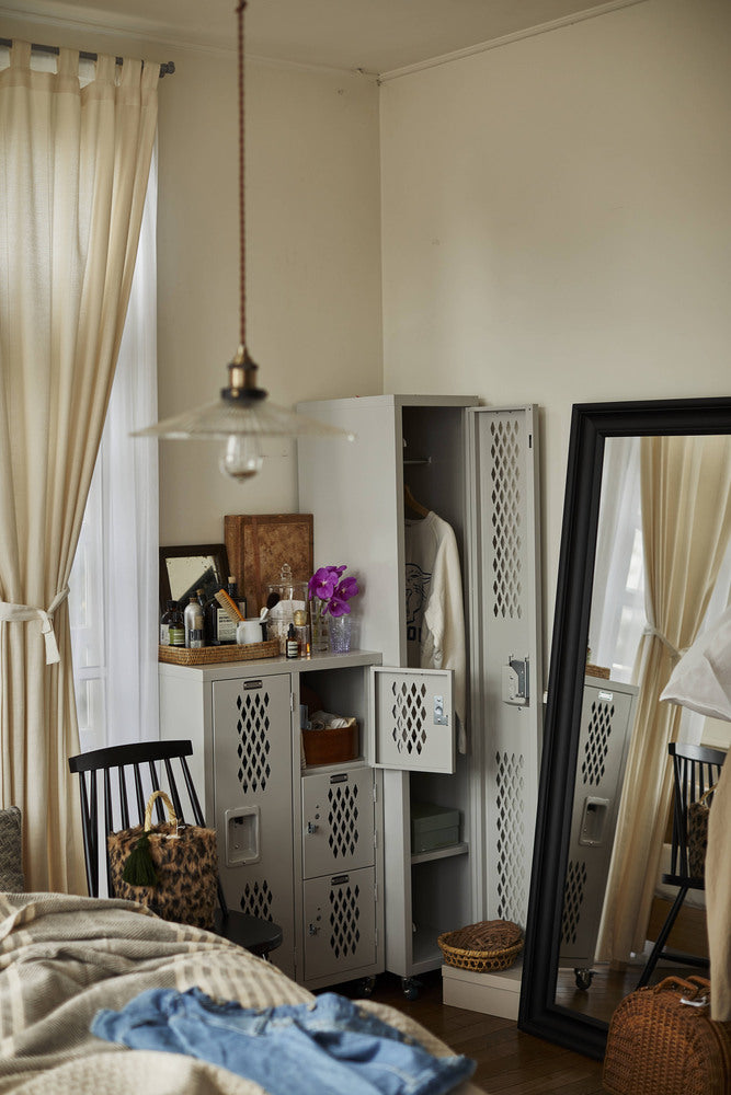 スチールロッカー キャスター付き ロックロッカー スチールチェスト 鍵なし【az-tofpn-40】