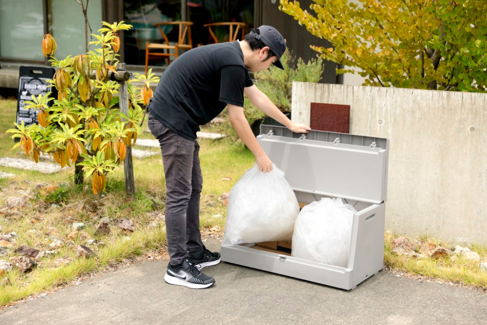 耐久性 防水性 ベランダ収納 ゴミ集積