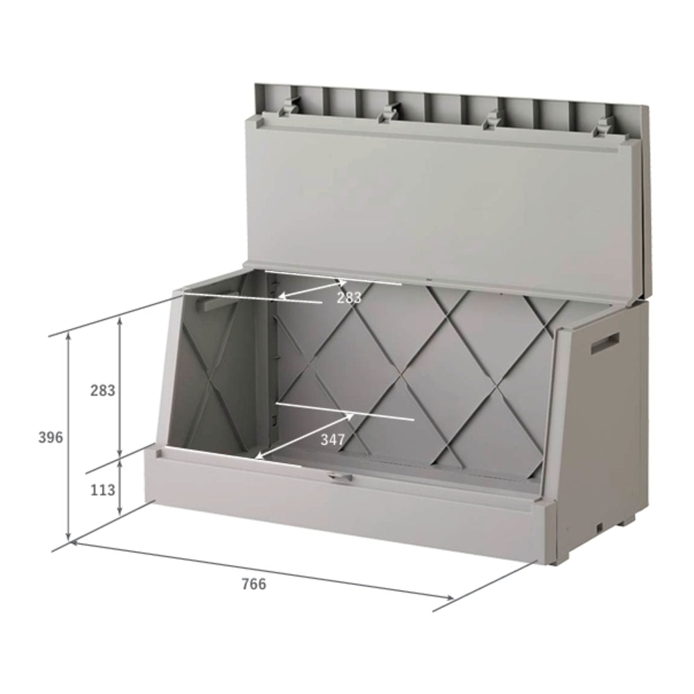 サスティメイド 屋外ボックス 宅配ボックス 簡易物置 保管 収納箱 ゴミ箱 鍵穴付き【TY_SUSTIMADE】