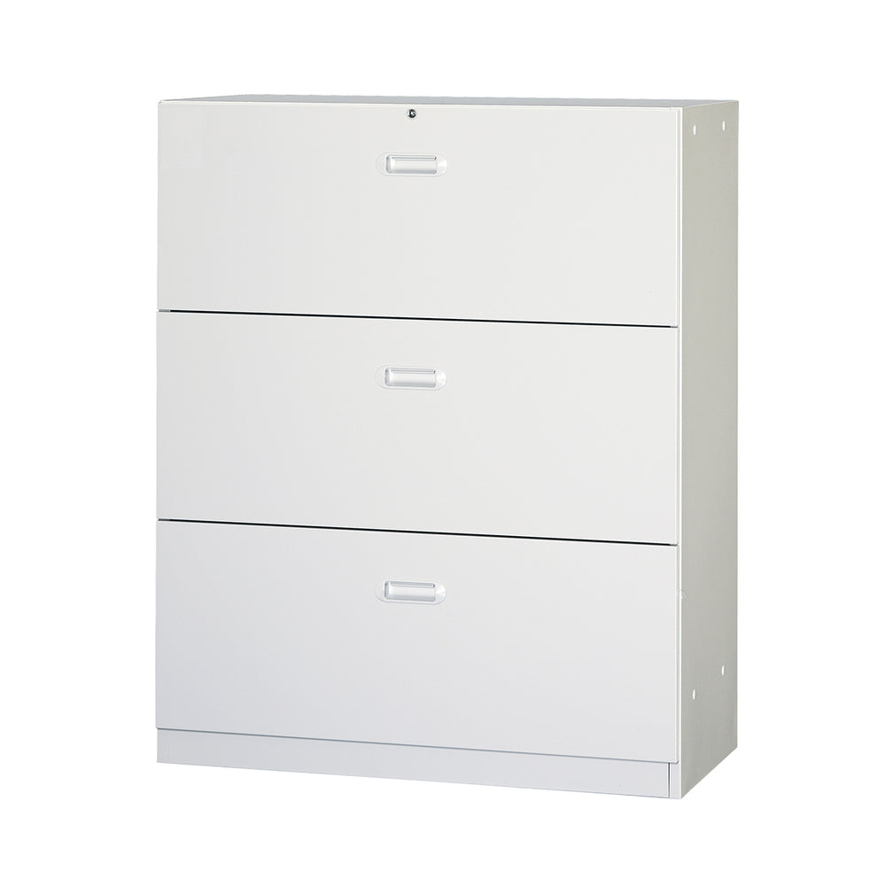 キャビネット スペース活用 3段 引き出し