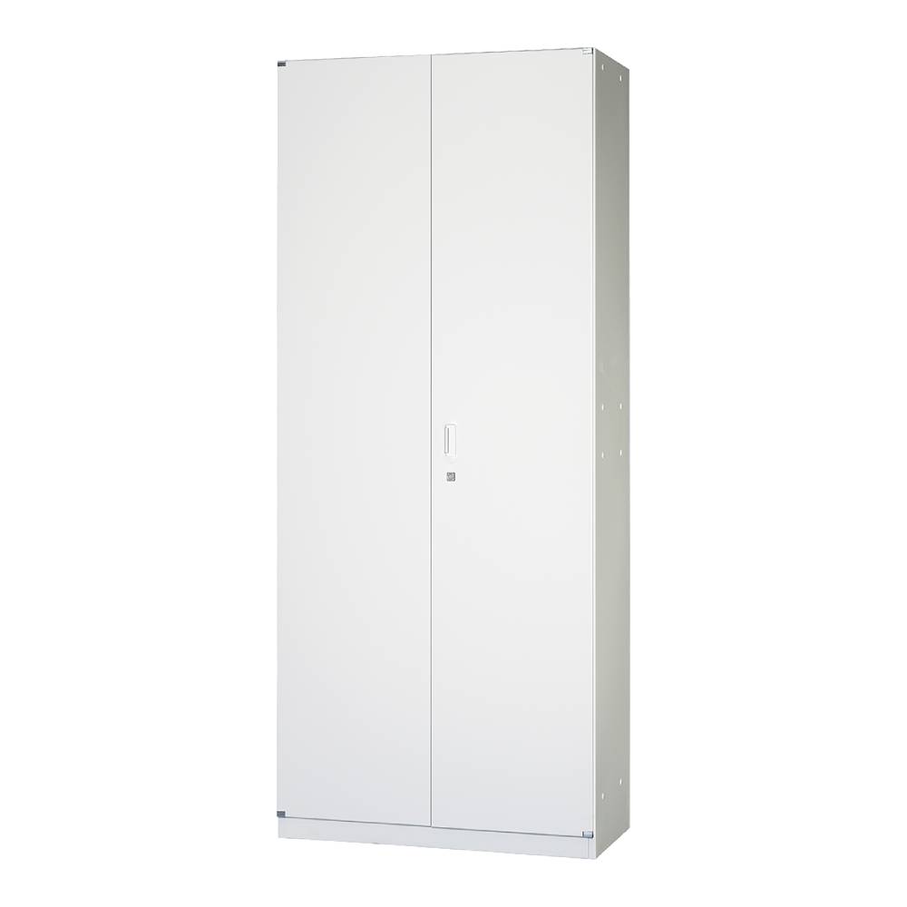 両開き書庫 寝室収納 多機能 シリンダー錠