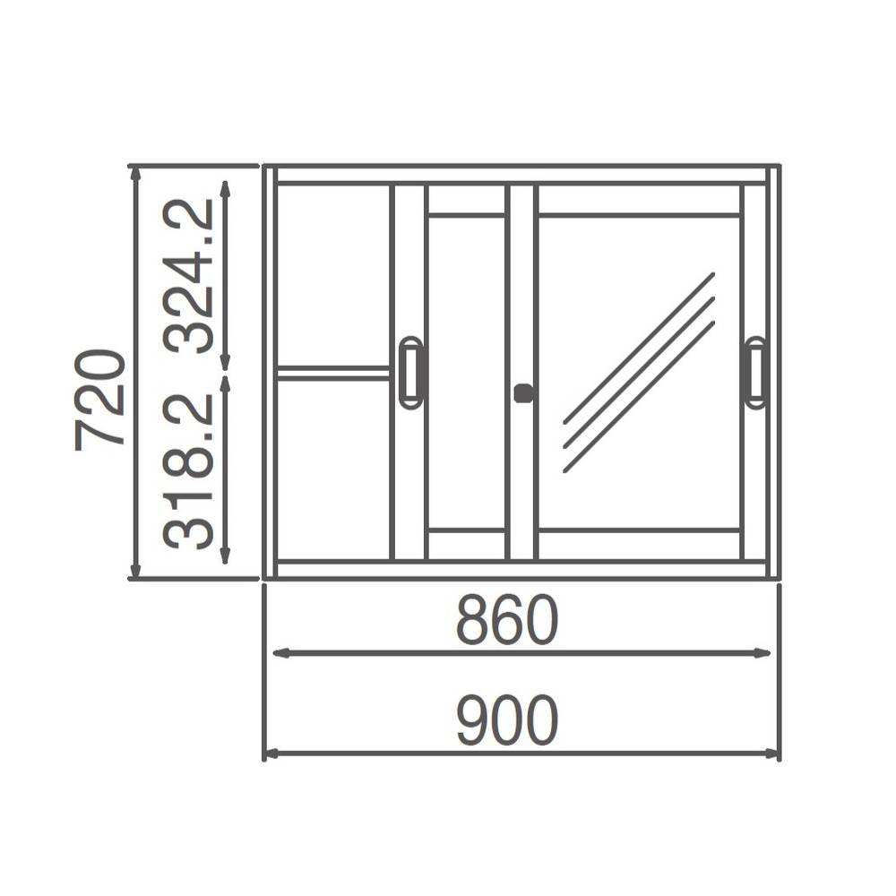 法人様限定 壁面収納庫 W900 両開き 引違い オープン 書庫【オフィス家具市場】【車上渡し】【alua4045】
