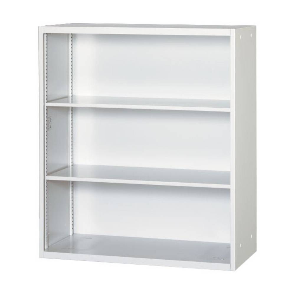 オープン書庫 保管庫 可動棚 ホワイト