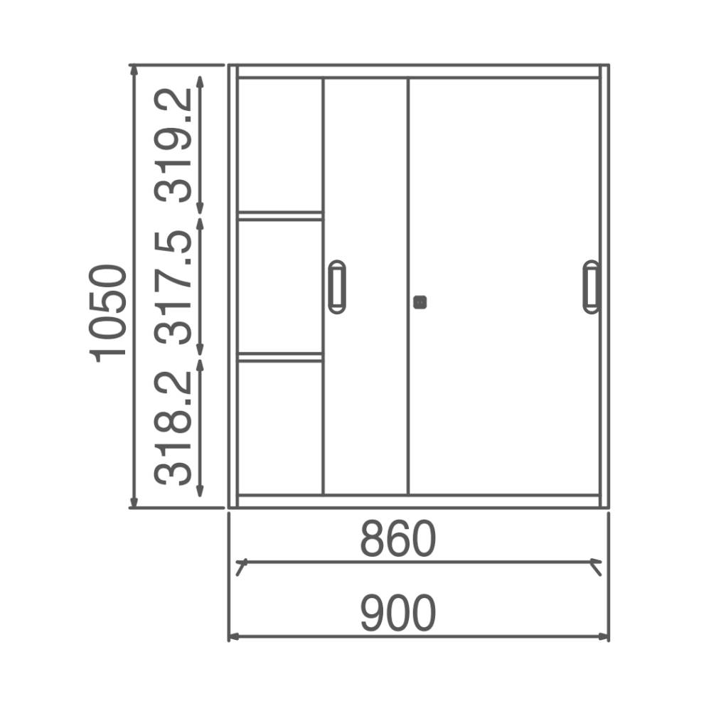 法人様限定 壁面収納庫 W900 両開き 引違い オープン 書庫【オフィス家具市場】【車上渡し】【alua4045】