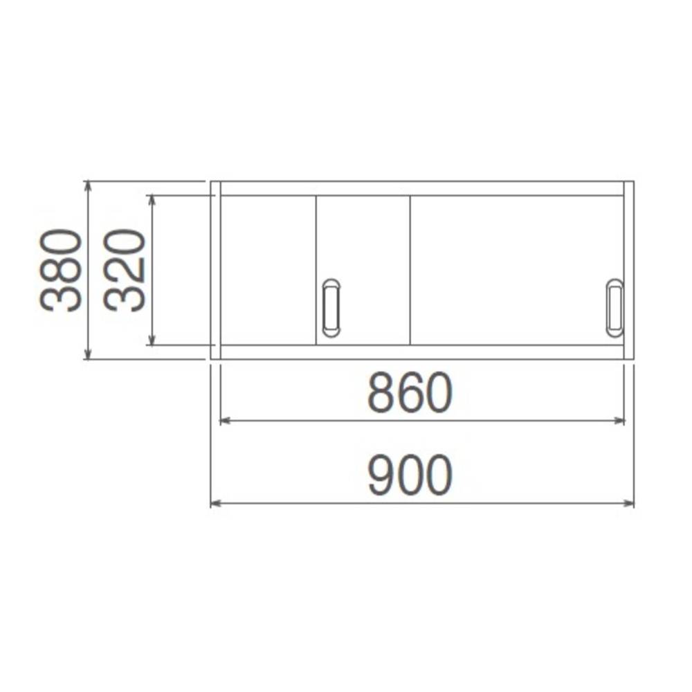 法人様限定 壁面収納庫 W900 両開き 引違い オープン 書庫【オフィス家具市場】【車上渡し】【alua4045】