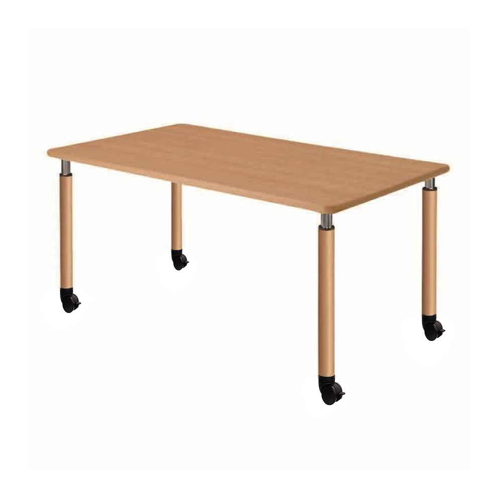 キャスター脚付き ナチュラル 昇降式