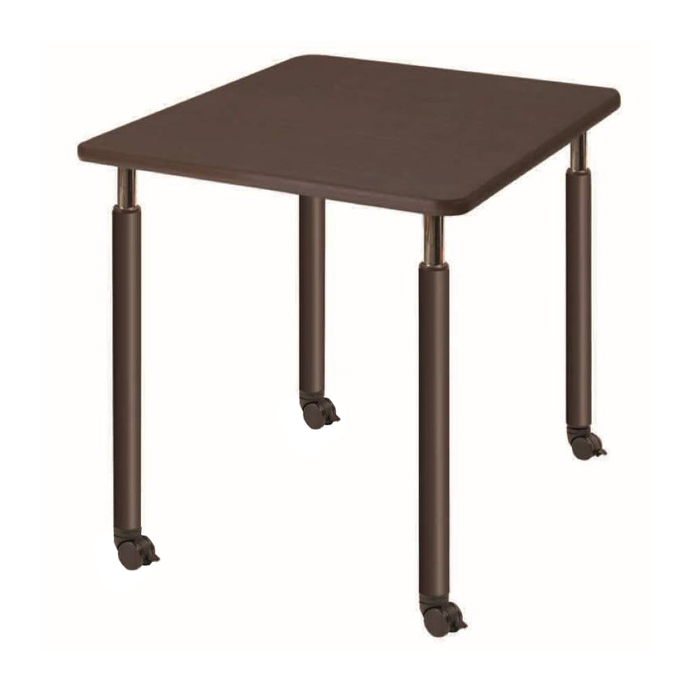 キャスター脚 介護用テーブル 上下昇降式