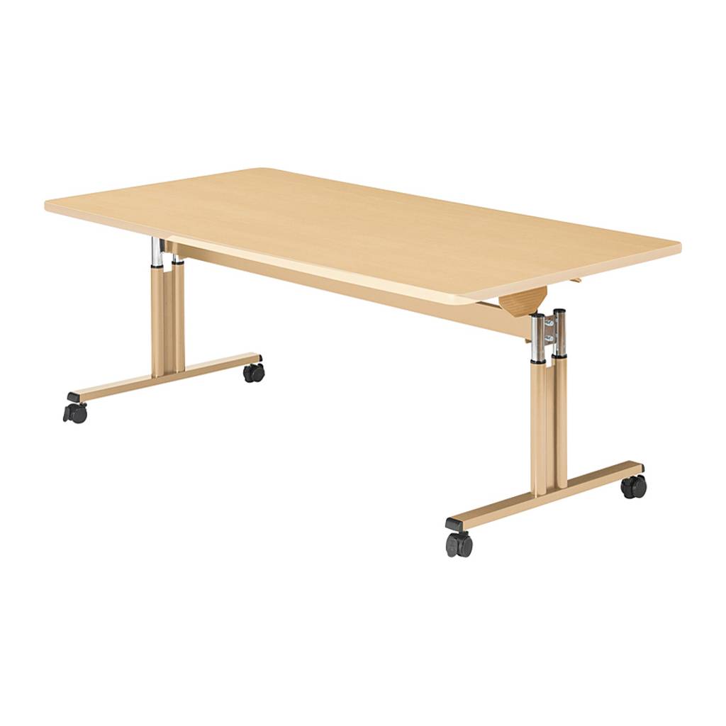 昇降式 天板跳ね上げ メープル