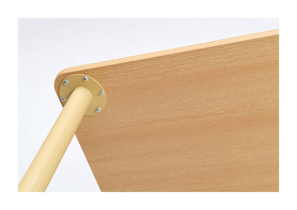 天板裏側 メラミン製の天板両面 お手入れ簡単