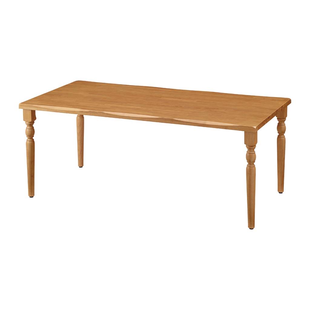 天然木テーブル クラシック脚 幅1800mm