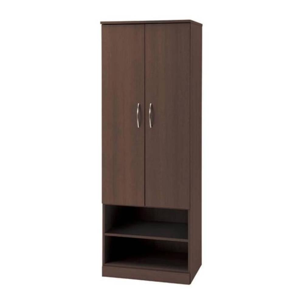 両開ワードローブ 下段オープン 収納家具