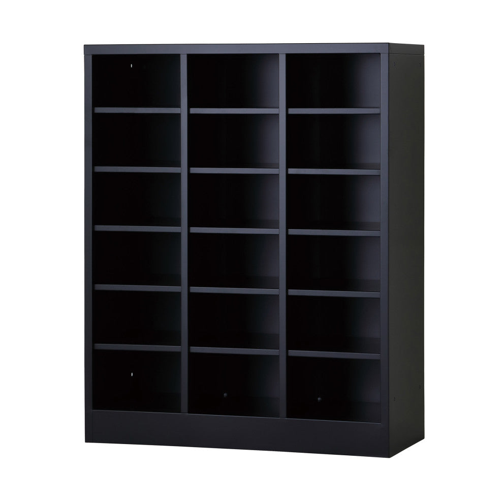 シューズロッカー 靴箱 オープン 学校・教育施設 サビに強い鋼板 H960【日本製】【オフィス家具市場】UNISON_2346