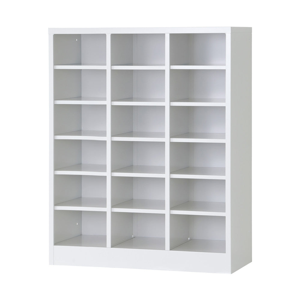 シューズロッカー 靴箱 オープン 学校・教育施設 サビに強い鋼板 H960【日本製】【オフィス家具市場】UNISON_2346