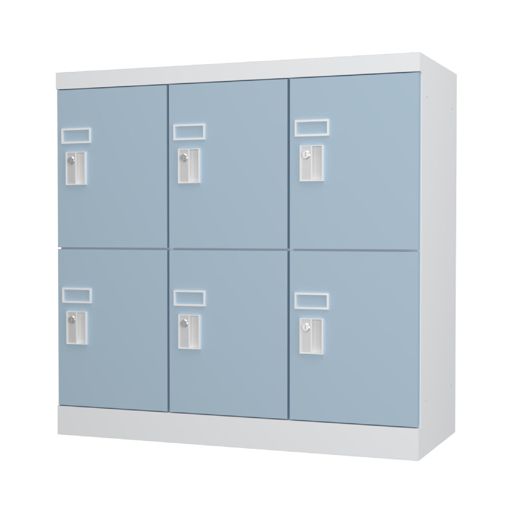 鍵付き 更衣ロッカー 複数人用 電子機器収納