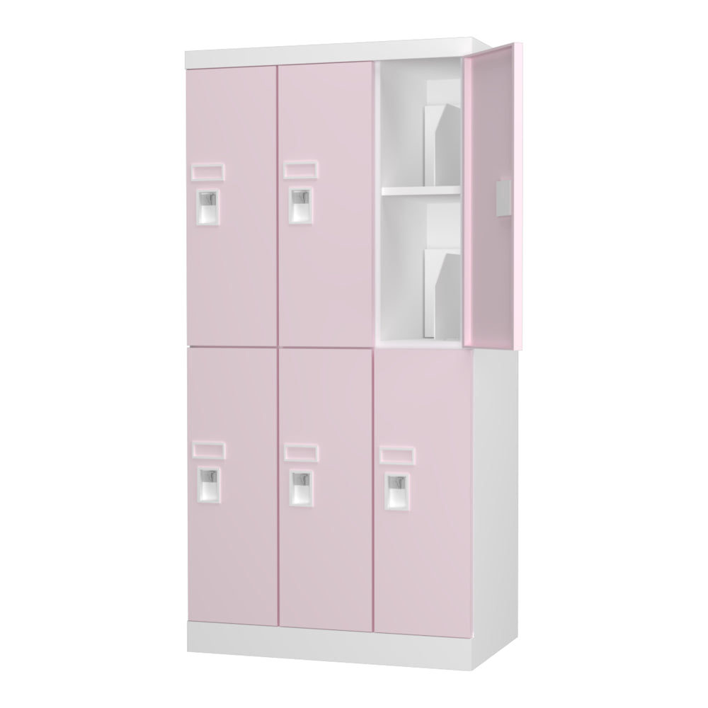 配線可能なロッカー 3列2段 H1365 更衣室 学校・施設 多機能【日本製】【オフィス家具市場】USL-PC06