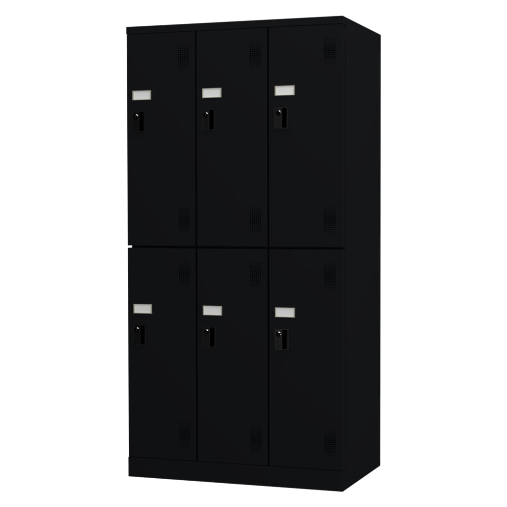 マットブラック スチールロッカー スイング棚ロッカー