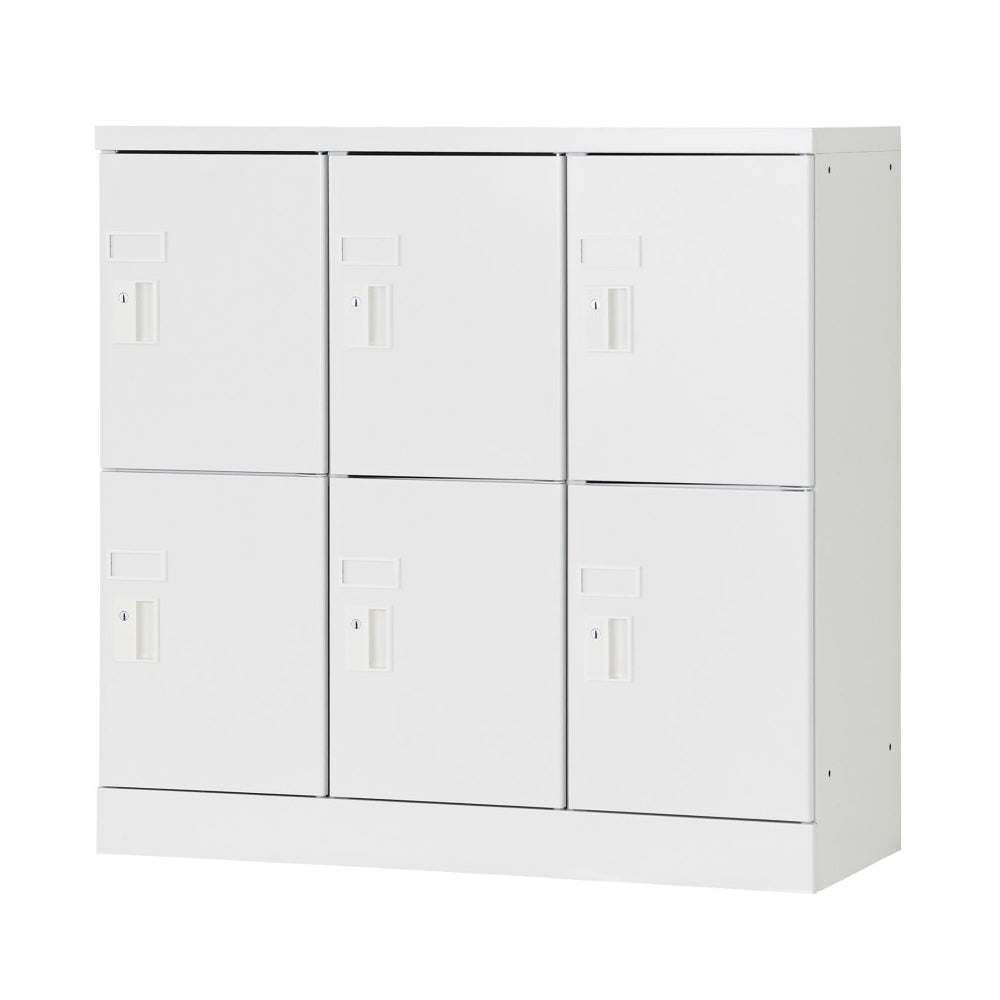 タブレットPC収納庫 6人用ロッカー シリンダー錠