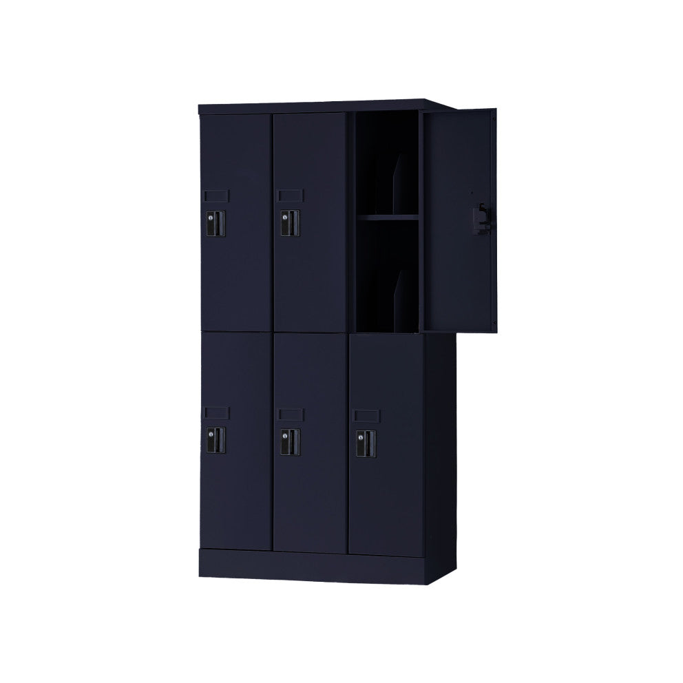 更衣室ロッカー 省スペース設計 6人用