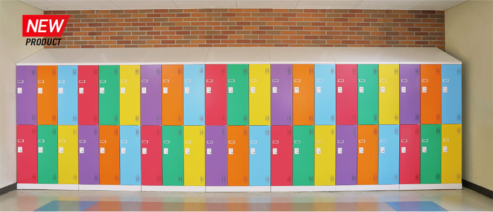 多機能 スイング棚 学校 教育施設 更衣用ロッカー カラー