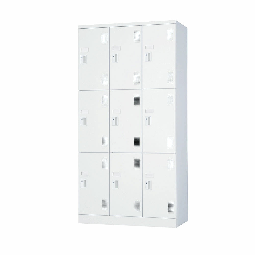 収納ロッカー スチール製 9人用ロッカー